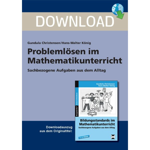 Bildungsstandards - Problemlösen im Mathematikunterricht Klasse 1-3