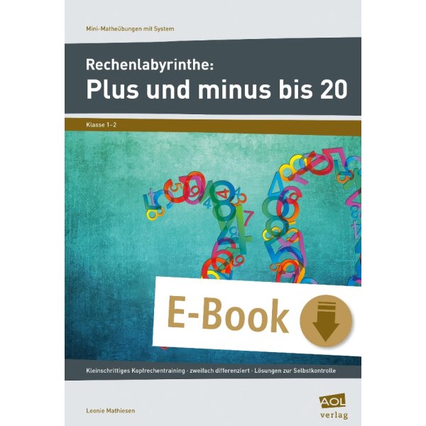 Plus und minus bis 20 - Rechenlabyrinthe