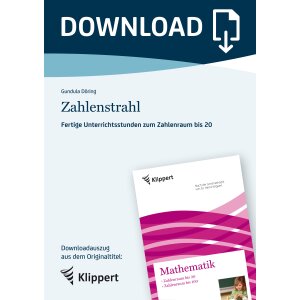 Zahlenstrahl - Fertige Unterrichtsstunde zum Zahlenraum...