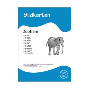 Bildkarten: Zootiere