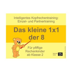 Intelligentes Kopfrechentraining: Das kleine 1x1 der 8