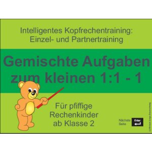 Intelligentes Kopfrechentraining - 1x1 - Gemischte...