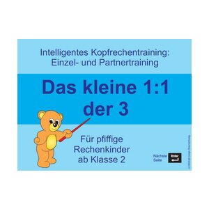 Intelligentes Kopfrechentraining: Das kleine 1:1 der 3