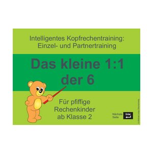 Intelligentes Kopfrechentraining: Das kleine 1:1 der 6