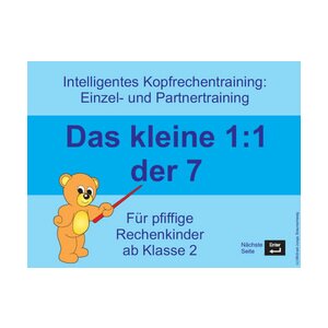 Intelligentes Kopfrechentraining: Das kleine 1:1 der 7