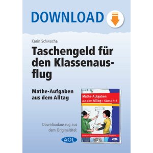 Mathe-Aufgaben aus dem Alltag. Taschengeld für den...