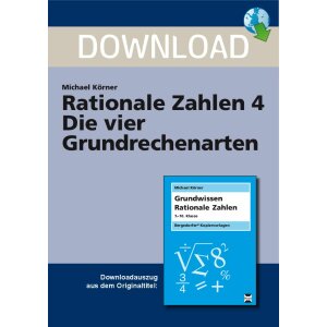 Rationale Zahlen 4 - Die vier Grundrechenarten