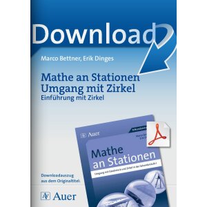 Mathe an Stationen Umgang mit Zirkel - Winkel mit dem Zirkel