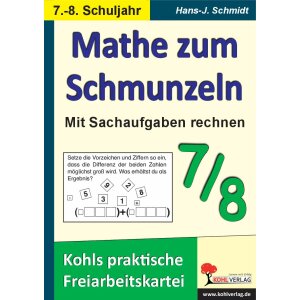 Mathe zum Schmunzeln - Mit Sachaufgaben rechnen (7./8....