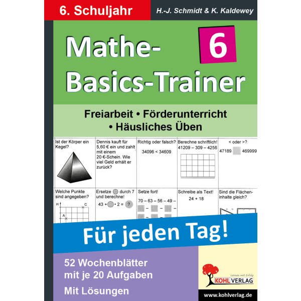 Mathe-Basics-Trainer - Grundlagentraining für jeden Tag (6.Klasse)