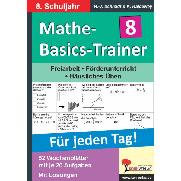 Mathe-Basics-Trainer - Grundlagentraining für jeden Tag (8.Klasse)