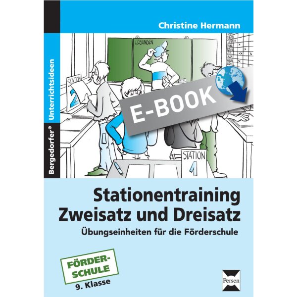 Stationentraining Zweisatz und Dreisatz - Übungseinheiten für die Förderschule