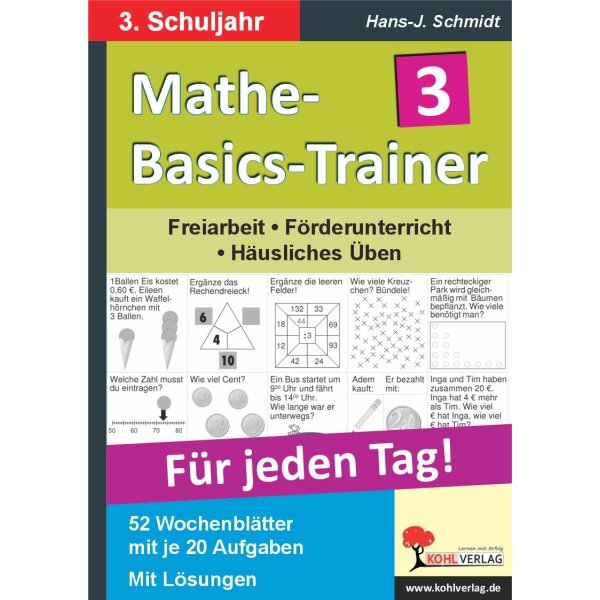 Mathe-Basics-Trainer - Grundlagentraining für jeden Tag (3.Klasse)