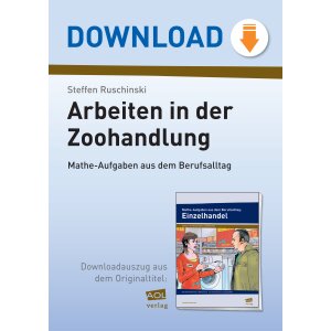 Arbeiten in der Zoohandlung