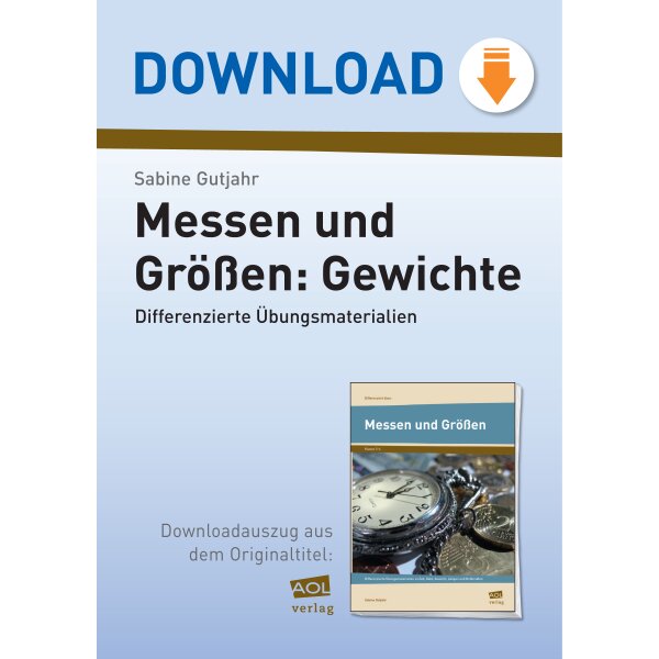 Messen und Größen: Gewichte