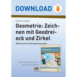 Zeichnen mit Geodreieck und Zirkel