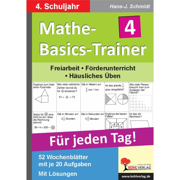 Mathe-Basics-Trainer - Grundlagentraining für jeden Tag (4.Klasse)