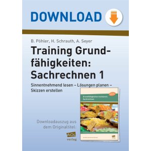 Sachrechnen 1 - Training Grundfähigkeiten