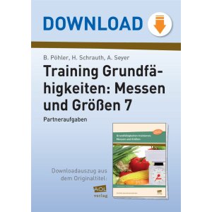 Partneraufgaben - Training Grundfähigkeiten Messen...