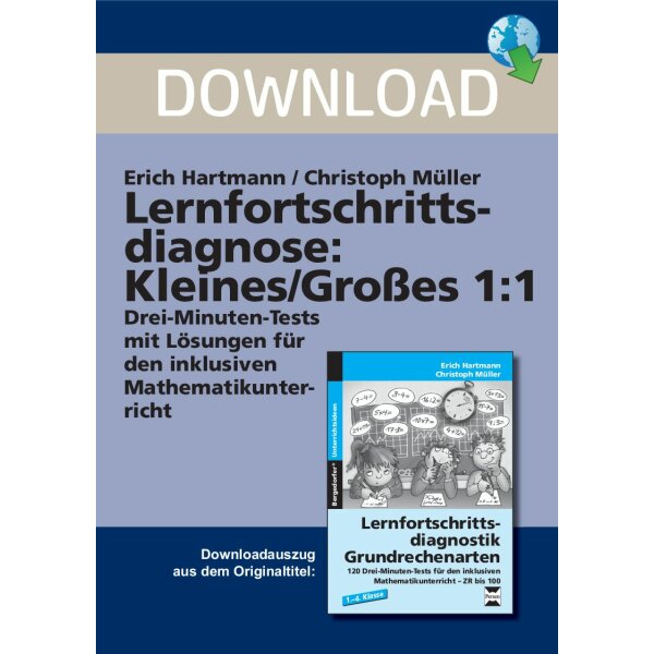 Kleines und Großes 1:1 - Lernfortschrittsdiagnose