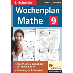 Wochenplan Mathe - 9. Schuljahr