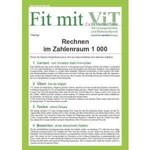 Rechnen im Zahlenraum 1000 - Vielfachtests