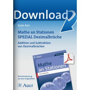 Addition und Subtraktion von Dezimalbrüchen: Mathe...