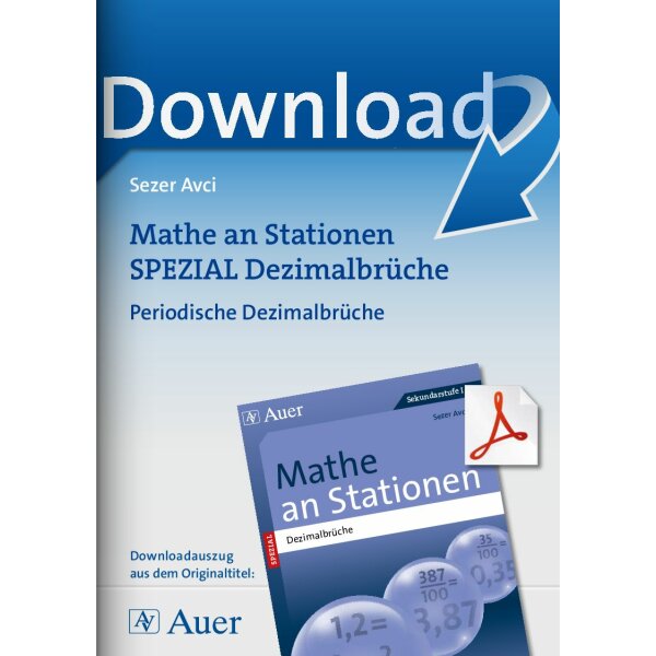 Periodische Dezimalbrüche: Mathe an Stationen