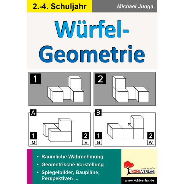 Würfel-Geometrie Kl.2-4