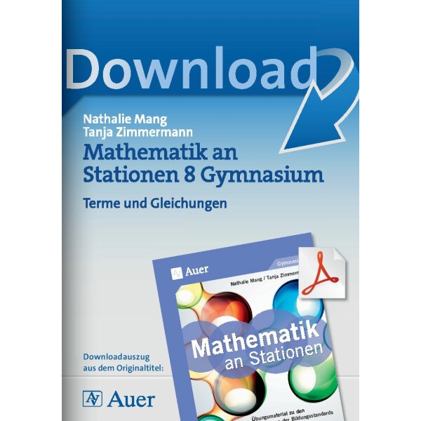 Terme und Gleichungen  - Mathe an Stationen Kl. 8