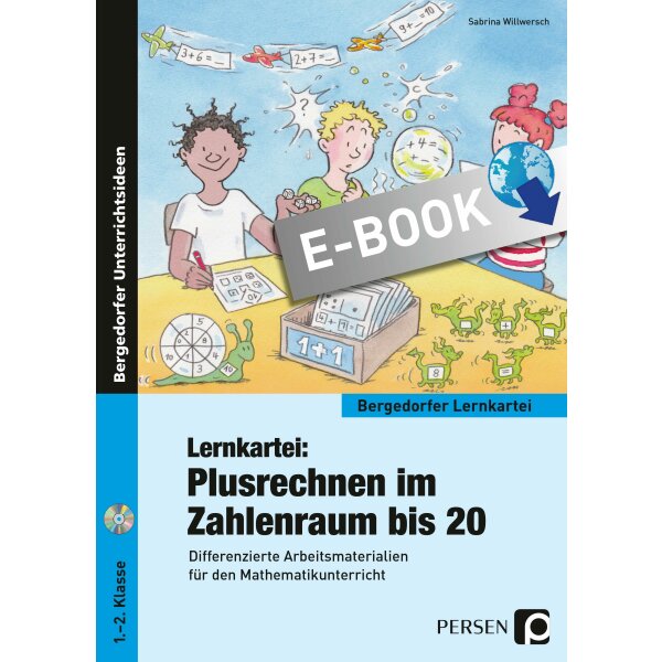 Plusrechnen im Zahlenraum bis 20 - Lernkartei