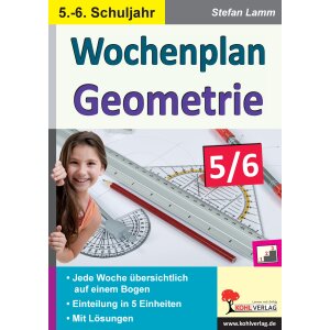 Wochenplan Geometrie Kl. 5/6