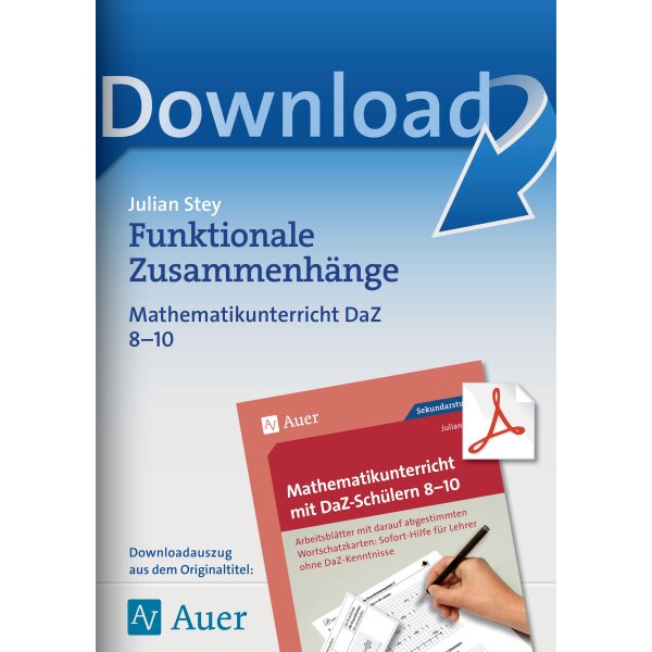 Funktionale Zusammenhänge - Mathematikunterricht mit DaZ-Schülern