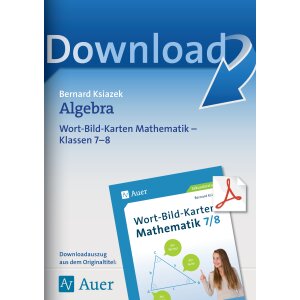 Wort-Bild-Karten Mathe: Algebra