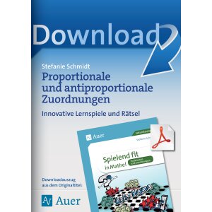 Proportionale und antiproportionale Zuordnungen -...