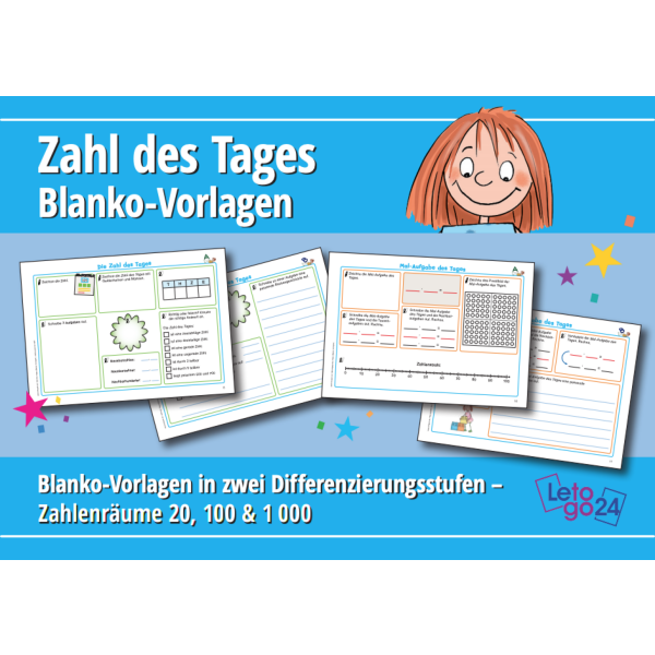 Zahl des Tages - Blankovorlagen