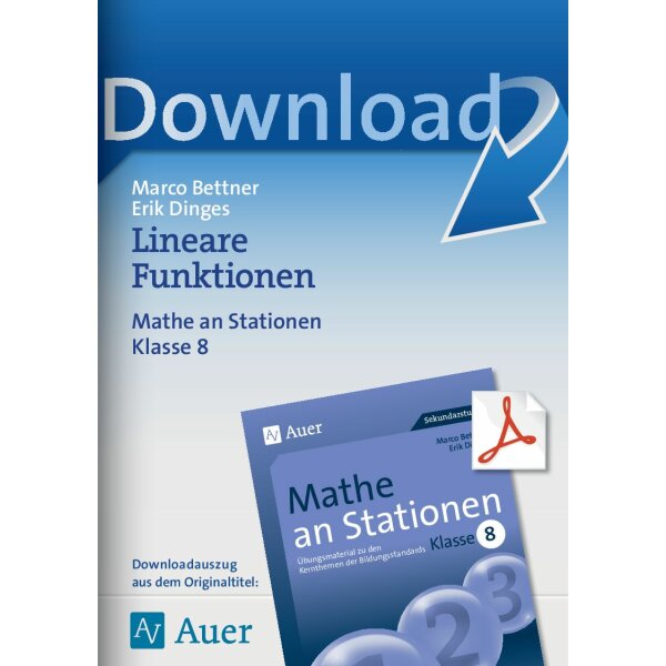 Lineare Funktionen - Mathe an Stationen Kl. 8