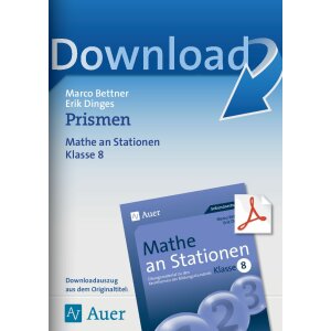 Prismen - Mathe an Stationen Kl. 8