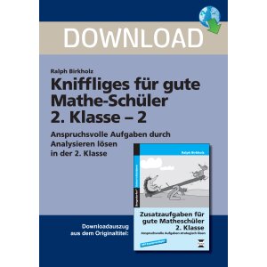 Kniffeliges für gute Mathe-Schüler der 2....