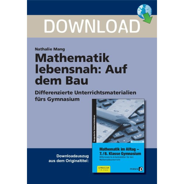 Auf dem Bau - Mathematik lebensnah