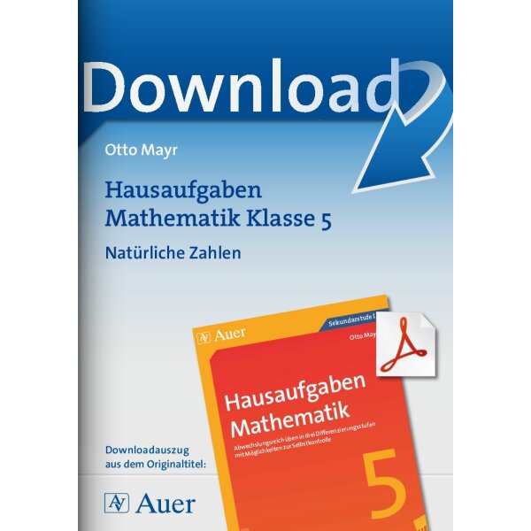 Natürliche Zahlen - Hausaufgaben Mathematik Klasse 5