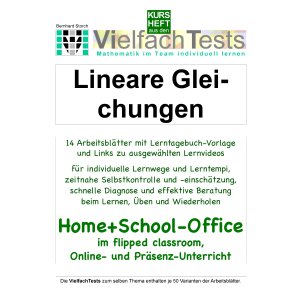 Lineare Gleichungen - Lerntagebuch