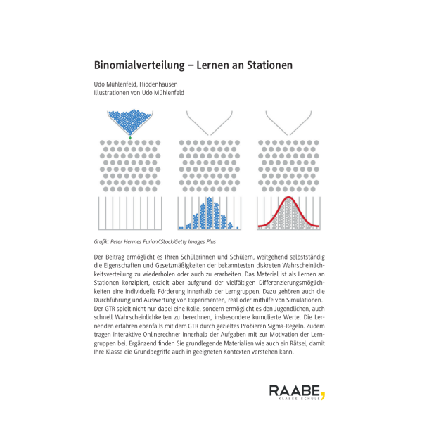 Binomialverteilung - Lernen an Stationen