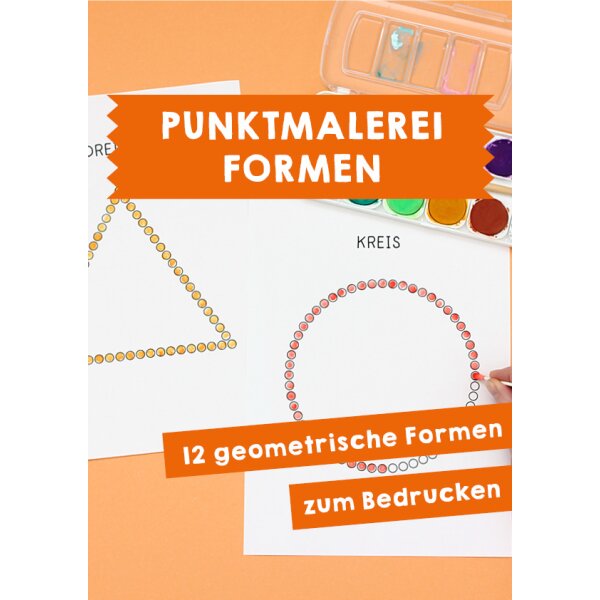 Punktmalerei - Geometrische Figuren