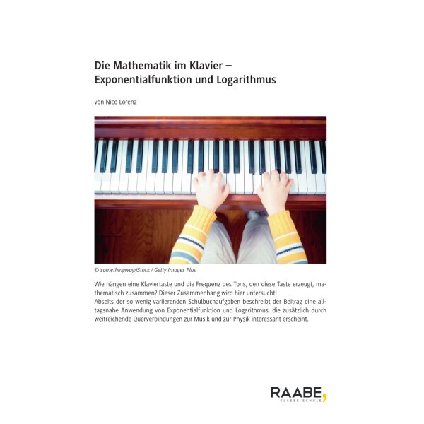 Exponentialfunktion und Logarithmus - Die Mathematik im Klavier