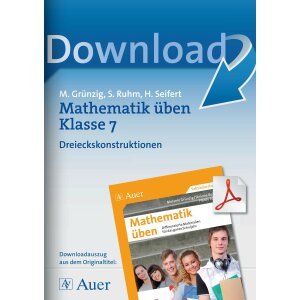 Dreieckskonstruktionen - Mathematik üben Klasse 7