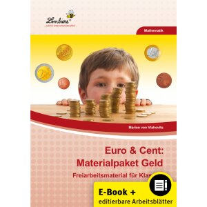 Materialpaket Geld - Euro und Cent in Klasse 1