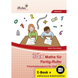 36x Mathe für Fertig-Rufer 2.Klasse (WORD/PDF)