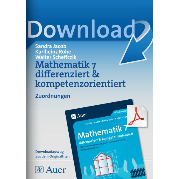 Zuordnungen differenziert und kompetenzorientiert in Klasse 7