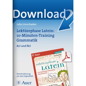 AcI und NcI - 10-Minuten-Grammatik-Training